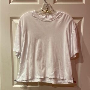 Fabletics Boxy White Women’s T-Shirt Size M
